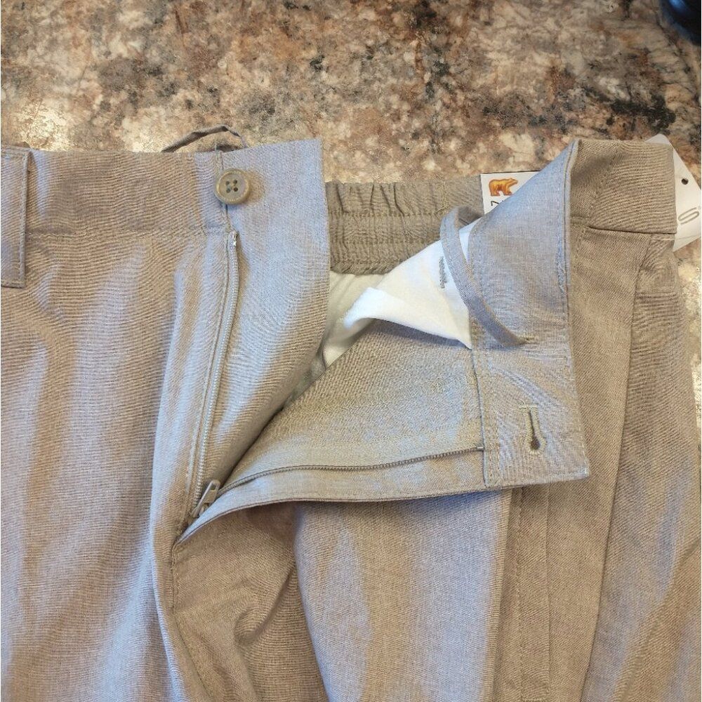 New With Tags Men's Jack Nicklaus Khaki Golf Chino Shorts Size 40 - Picture 7 of 12
